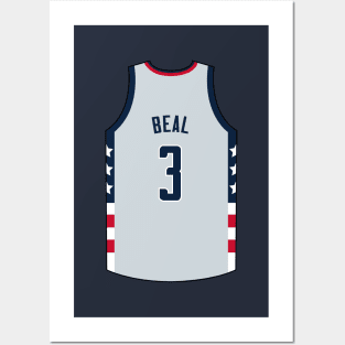 Bradley Beal Washington Jersey Qiangy Posters and Art